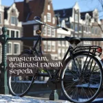 amsterdam, destinasi ramah sepeda