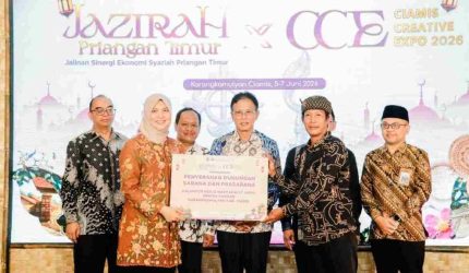 Peresmian zona kuliner halal di Ciamis