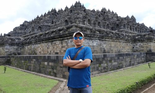 Fathurroji NK di Borobudur